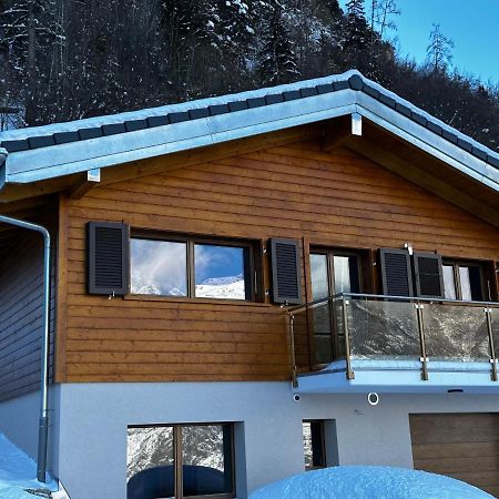 Chambres D'Hotes Les Louettes A Sapinhaut Canton Du Valais Saxon エクステリア 写真