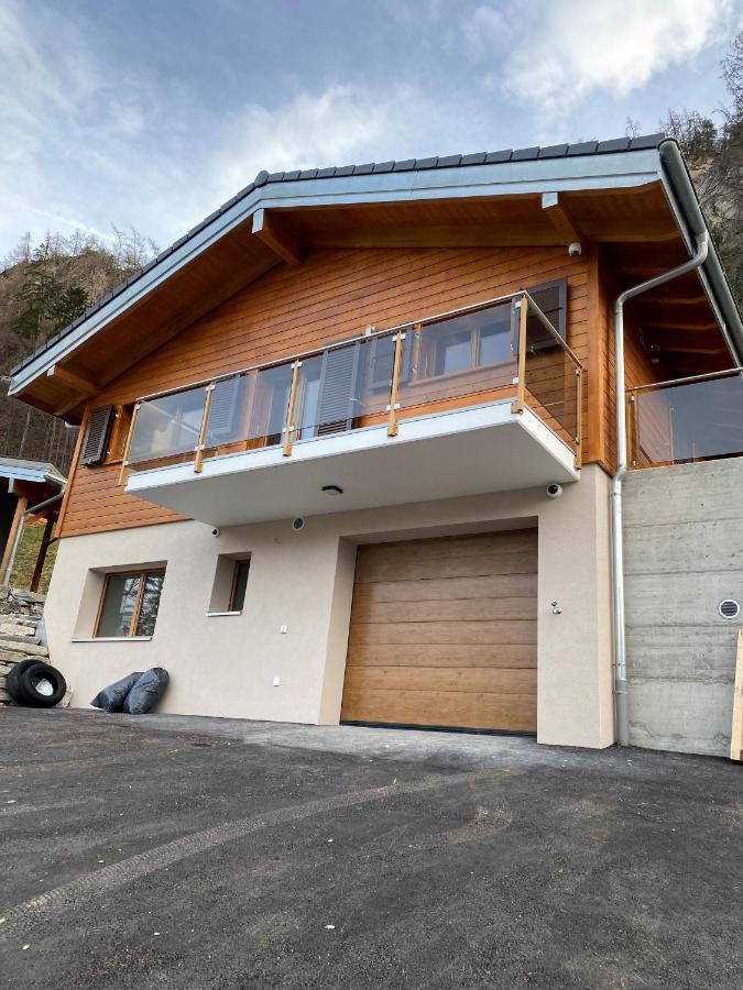 Chambres D'Hotes Les Louettes A Sapinhaut Canton Du Valais Saxon エクステリア 写真