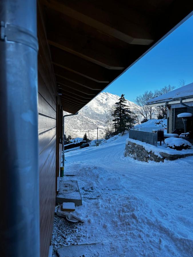 Chambres D'Hotes Les Louettes A Sapinhaut Canton Du Valais Saxon エクステリア 写真